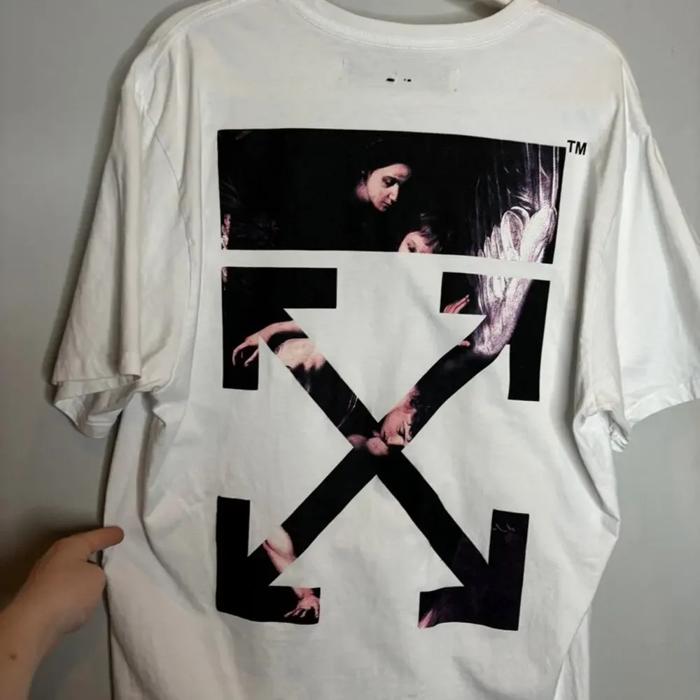 Off White Caravaggio Arrows Short Sleeve Over T-shirt - Picture 15 of 15